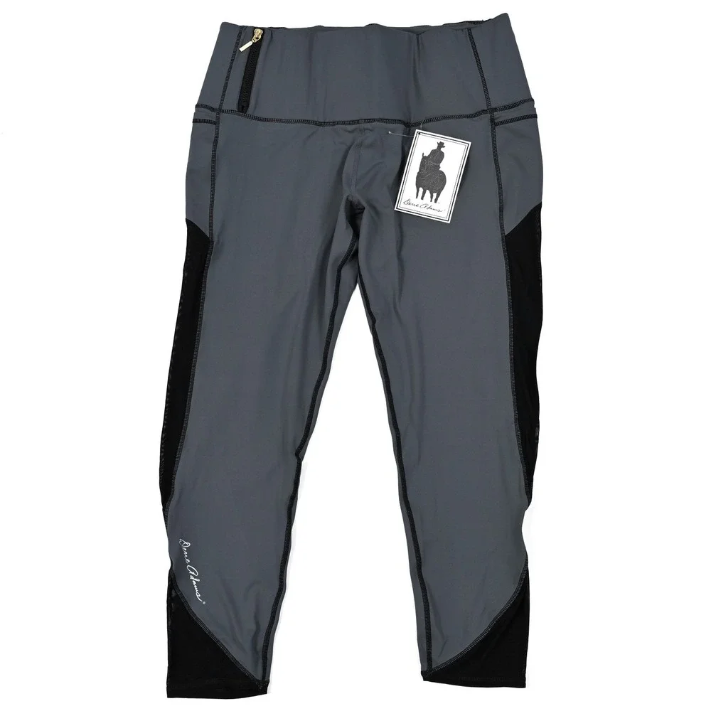 Dene Adams Conceal Carry Tactical Performance Leggings Mesh Sides Women's XL NWT